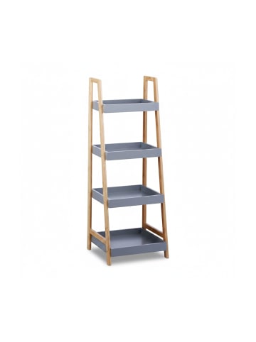 relaxdays Badregal in Grau - (B)36 x (H)98 x (T)34,5 cm