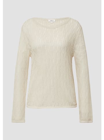 s.Oliver Strickpullover in 0750_natur