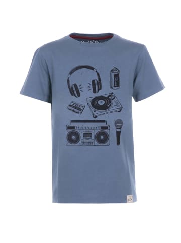 Band of Rascals T-Shirt " Hip Hop Hooray " in dove-blue