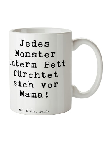 Mr. & Mrs. Panda Tasse Spruch Mama Mut mit Spruch in Weiß