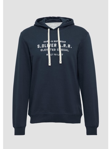 s.Oliver Sweatshirt in 58D1_tiefblau