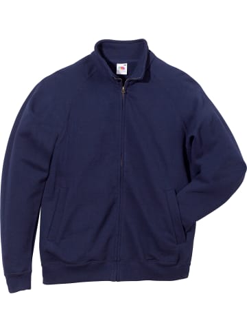 Fruit of the Loom Sweat Unisex-Freizeitjacke in dunkelblau