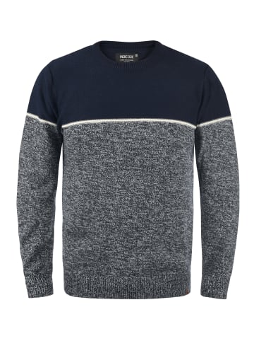INDICODE Strickpullover IDLynn 35418MM Strickpulli aus Feinstrick in dunkelblau