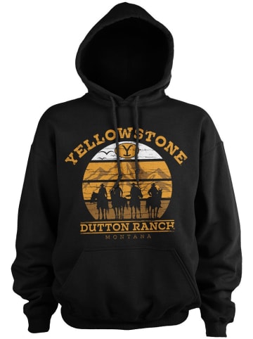 yellowstone Hoodie in Schwarz