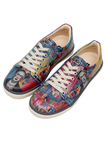 Dogo Classic Sneaker - Frida-Kahlo-in-Letters in Mehrfarbig