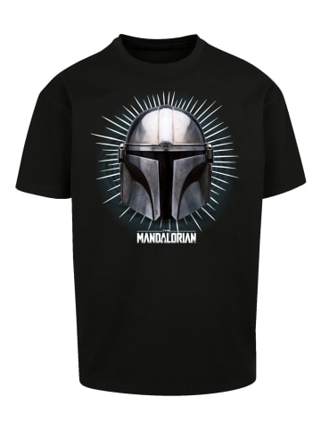 F4NT4STIC Oversize T-Shirt Star Wars The Mandalorian Warrior in schwarz