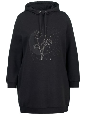 Ulla Popken Sweatshirt in anthrazit melange