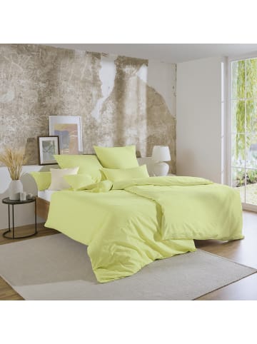 Erwin Müller Seersucker Nackenrollenbezug Wertingen in apfelgrün