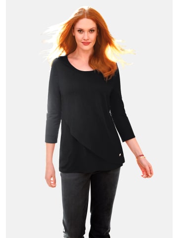 ANNA AURA 3/4-Arm-Shirt viscose in schwarz