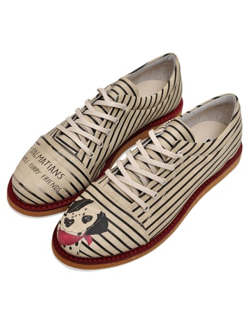 Dogo Brokes Halbschuhe - Dalmatian 38 in Beige