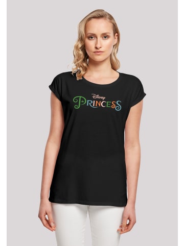 F4NT4STIC T-Shirt Disney Logo Prinzessin in schwarz