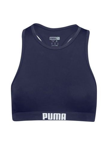 Puma Bikinioberteil Racerback Swim Top in Blau