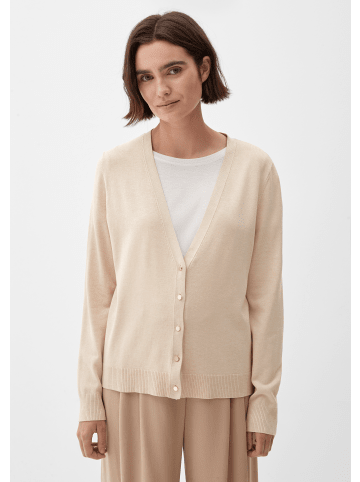 s.Oliver BLACK LABEL Strickjacke langarm in Beige