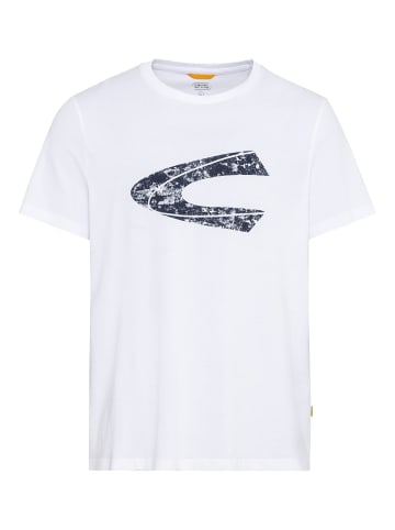 Camel Active T-Shirt mit Print aus nachhaltigem Organic Cotton in Weiß