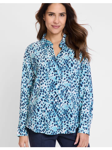 Olsen Bluse in Light Teal