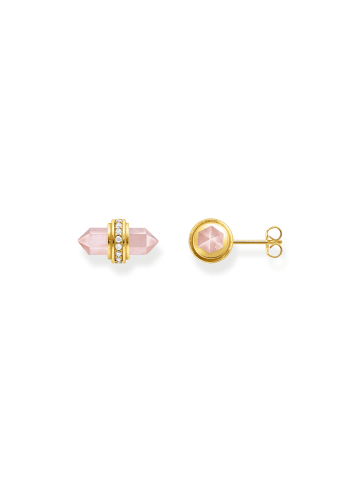 Thomas Sabo Ohrstecker in gold, rosa