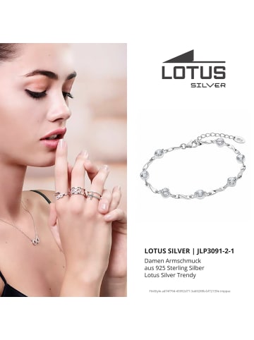 LOTUS silver Armband Silber 925 Sterling Silber ca. 16cm