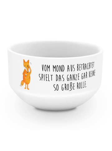 Mr. & Mrs. Panda Schüsselchen Fuchs Lord mit Spruch in Weiß