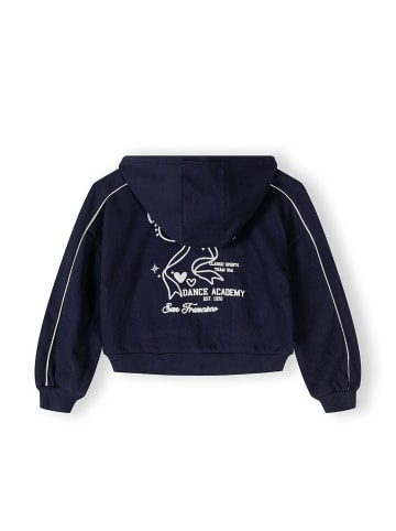 Minoti 2-tlg Langarmshirt & Hose 30FLEECE166 in dunkelblau