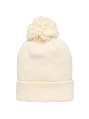 NEW ERA New Era Wmns Metallic Bobble Beanie New York Yankees Hat in Beige