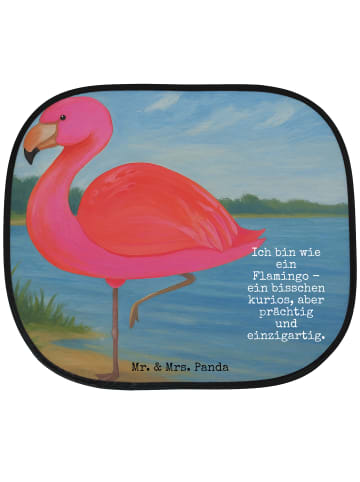 Mr. & Mrs. Panda Sonnenblende Auto Flamingo Classic Design mit S... in Weiß