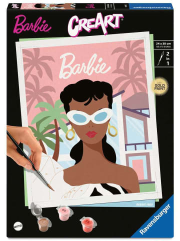 Ravensburger Malprodukte CreArt Adults Trend Barbie 1959 Ab 12 Jahre in bunt