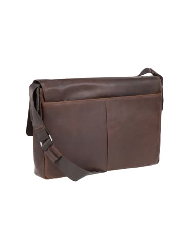 JOOP! Laptoptasche Loreto Janis Messenger SHF in Dark Brown