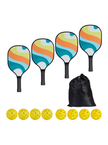 relaxdays 13-tlg. Pickleball-Set in Bunt