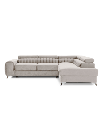 MF Design Lauryn Recamiere Rechts in Beige -  (L) 205 x (B) 278 x (H) 92 cm