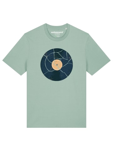 wat? Apparel T-Shirt Broken Vinyl in Aloe