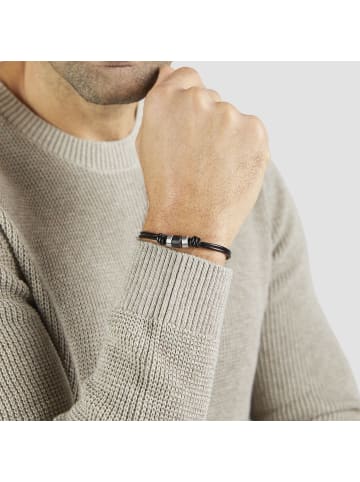 s.Oliver Armband Essential Leather in silber