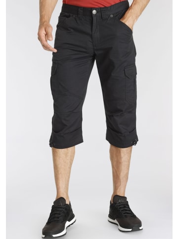 Man's World Cargobermudas in schwarz