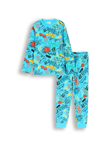 Coccodrillo Pyjama für Jungen in türkis