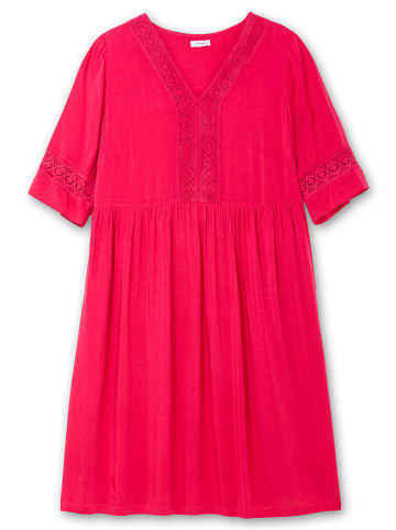 sheego A-Linien-Kleid in pink