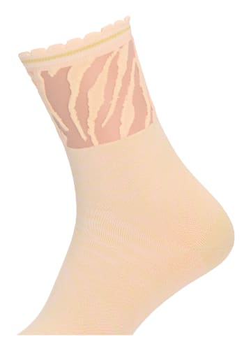 Tamaris Socken comfort zebra 2er Pack sand