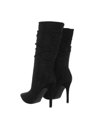 Ital-Design Stiefel in Schwarz