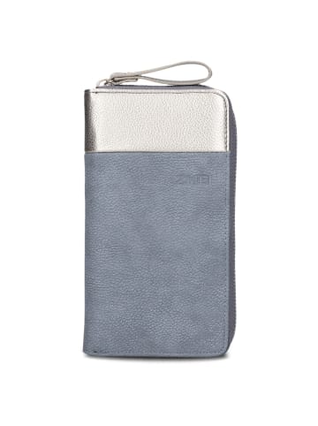 Zwei Eva EV2 - Geldbörse 15cc 19 cm (sage) in nubuk-sky