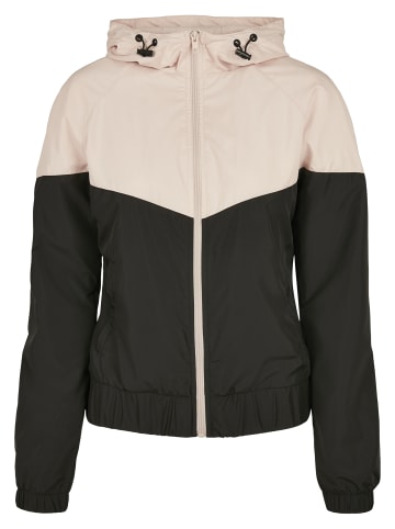 Urban Classics Windbreaker in lightpink/black