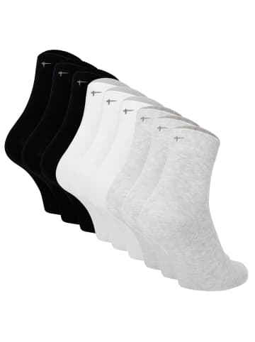 Tamaris Socken 9er Pack in Schwarz/Weiß/Grau