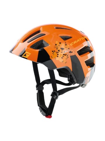 Cratoni Kinderfahrradhelm Maxster in Tiger/orange glänzend