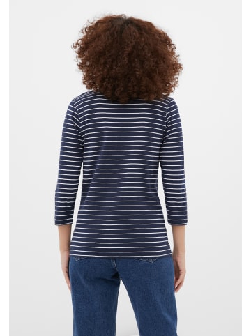 Finn Flare Langarmshirt Streifen in dark blue
