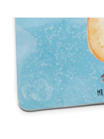 Mr. & Mrs. Panda Untersetzer Pinguin Marienkäfer ohne Spruch in Eisblau