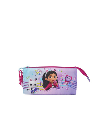 Gabby's Dollhouse Federmäppchen 3 Fach Triple Etui Karaoke