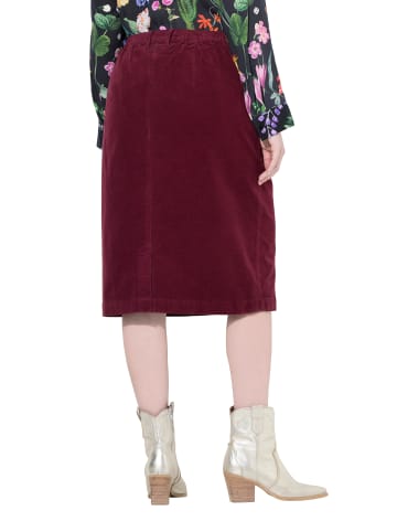 Ulla Popken Rock in weinrot