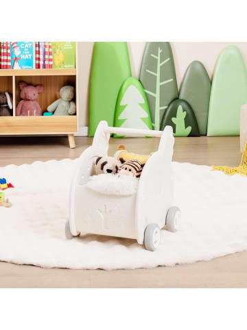 COSTWAY Baby Lauflernhilfe in Weiß