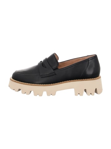 Paul Green Mokassin Slipper in Schwarz