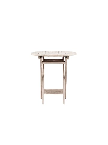 ebuy24 Cafetisch Kenya Whitewash 70 x 70 cm