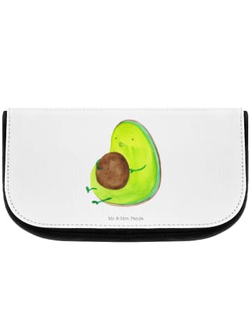 Mr. & Mrs. Panda kosmetiktäschchen Avocado Pfeifen ohne Spruch in Weiß