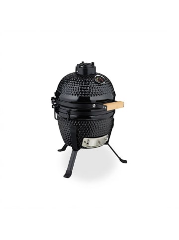 relaxdays Kamado Grill in Schwarz - Ø 32 cm