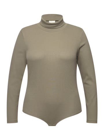 Ulla Popken Longsleeve in stein grau